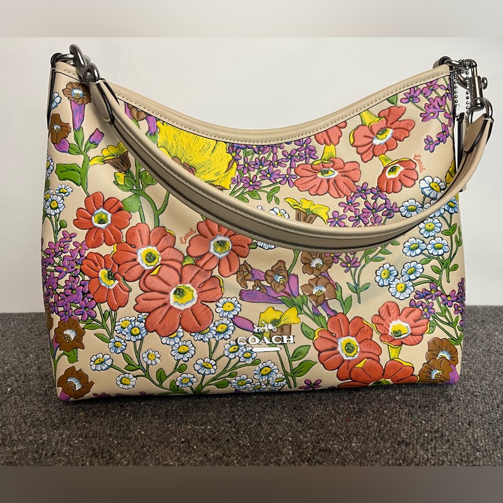 COACH Laurel bag in limited edition floral embossed leather